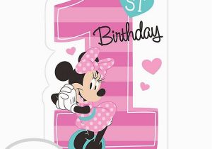 First Birthday Minnie Mouse Decorations Baby Minnie Mouse First 1st Birthday Invitations Birthday
