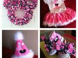 First Birthday Minnie Mouse Decorations Minnie Mouse 1st Birthday Party Ideas Pinterest