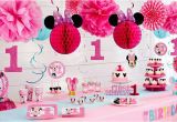 First Birthday Minnie Mouse Decorations Minnie Mouse 1st Birthday Party Supplies Party City