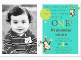 First Birthday Monkey Invitations 1st Birthday Invitations Ideas for Boys Bagvania Free