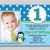 First Birthday Photo Invitations Boy Penguin Birthday Invitation Penguin 1st Birthday Party Invites