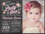 First Birthday Photo Invitations Girl 1000 Ideas About 21st Birthday Invitations On Pinterest