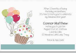 First Birthday Rhymes for Invitations First Birthday Invitation Wording Bagvania Free