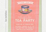 First Birthday Tea Party Invitations Tea Party First Birthday Invitation Girls Tea Party Invite