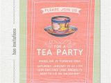 First Birthday Tea Party Invitations Tea Party First Birthday Invitation Girls Tea Party Invite