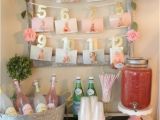 First Year Birthday Decorations 21 Pink and Gold First Birthday Party Ideas Pretty My Party