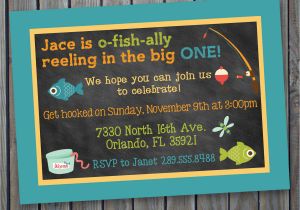 Fish themed Birthday Party Invitations Printable Fishing theme Birthday Invitation Fish Fishing