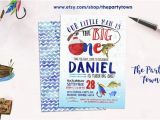 Fishing 1st Birthday Invitations Big One Fishing Invitation Fishing First Birthday Invite 1st