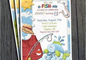 Fishing Birthday Invitations Free Fish Birthday Invitation Free Thank You Card by