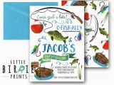 Fishing Birthday Invitations Free Fishing Birthday Invitation Fishing First Birthday Invitation