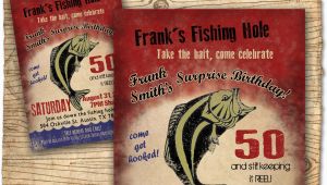 Fishing Birthday Invitations Free Fishing Birthday Party Invitation Invite 30th 40th 50th