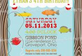 Fishing Birthday Invitations Free Fishing Printable Birthday Party Invitation Dimple