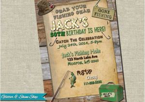 Fishing Birthday Invitations Free Printable Fishing Birthday Invitation by