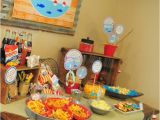 Fishing Birthday Party Decorations Kara 39 S Party Ideas Gone Fishing Birthday Party Planning