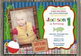 Fishing First Birthday Invitations 1000 Images About Fish themed Birthday Party On Pinterest