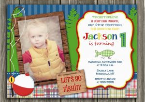 Fishing First Birthday Invitations 1000 Images About Fish themed Birthday Party On Pinterest