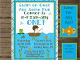 Fishing First Birthday Invitations Boy 39 S Birthday Fishing Invite Fishing Invitation Fishing