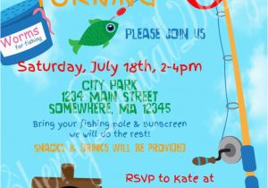 Fishing themed Birthday Party Invitations 1000 Ideas About Kids Birthday Party Invitations On