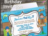 Fishing themed Birthday Party Invitations Fish themed Birthday Party Invitations Invitation Librarry