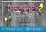 Fishing themed Birthday Party Invitations Fishing theme Birthday Party Invitation by Simplysocialdesigns