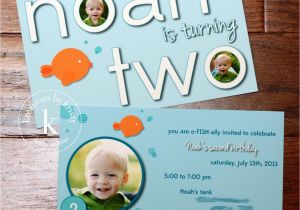 Fishing themed Birthday Party Invitations More Than 9 to 5 My Life as Quot Mom Quot Noah 39 S Fish themed