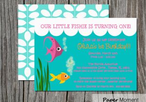 Fishing themed Birthday Party Invitations Underwater themed Birthday Invitations Best Party Ideas