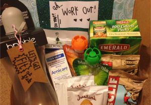 Fitness Birthday Gifts for Him Workout Gift Basket for One Of My Friends Homemade