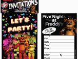 Five Nights at Freddy S Birthday Invitations Five Nights at Freddy 39 S Invitations 8 Birthdayexpress Com