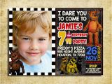 Five Nights at Freddy S Birthday Party Invitations Five Nights at Freddy 39 S Invitation Fnaf Five Nights at