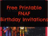 Five Nights at Freddy S Printable Birthday Invitations Free Printable Five Nights at Freddy S Birthday