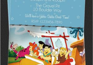 Flintstones Birthday Invitations Custom Flintstones Birthday Party Invitations Diy