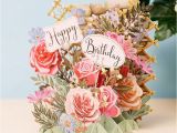 Flower Cards for Birthdays Meandmcq Happy Birthday Flowers 3d Card Temptation Gifts