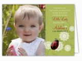 Folded Birthday Invitations Ladybug Flowers Photo Folded Birthday Invitations Paperstyle