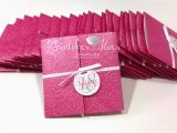Folded Birthday Invitations Swatches Hues Handmade with Tlc Princess theme Gate
