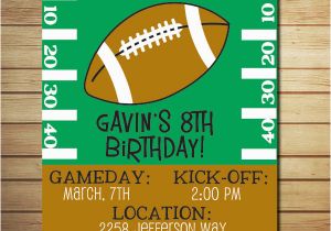 Football Birthday Cards to Print 8 Best Images Of Football Birthday Printable Cards for