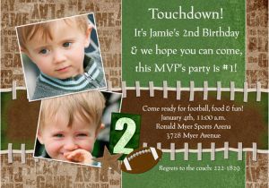 Football First Birthday Invitations Football Birthday Invitations Ideas Bagvania Free