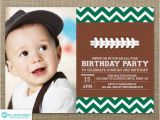 Football First Birthday Invitations Football Invitation First Birthday Invitation Sports