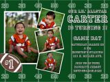 Football First Birthday Invitations Free Printable Football Birthday Invitations