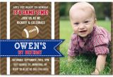 Football First Birthday Invitations Your Baby Won 39 T Remember This Party First Birthday