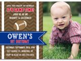 Football First Birthday Invitations Your Baby Won 39 T Remember This Party First Birthday