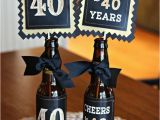 Fortieth Birthday Ideas for Him 40th Birthday Decorations 40th Party Centerpiece Table