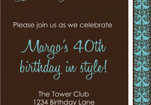 Fortieth Birthday Invitations Invitation 40th Birthday Party Men