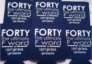 Fortieth Birthday Party Ideas for Him 40th Birthday Party the Ultimate F Word Funny Favors Can
