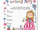 Fourth Birthday Invitation Wording 4th Birthday Party Invitation Wording Drevio Invitations