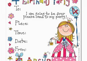 Fourth Birthday Invitation Wording 4th Birthday Party Invitation Wording Drevio Invitations
