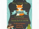 Fox News Birthday Invitation Cute Fox Woodland Birthday Party Invitation 3 Zazzle