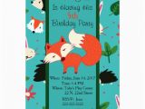 Fox News Birthday Invitation Cute Red Fox Design Children 39 S Birthday Invitation Zazzle