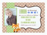 Fox News Birthday Invitation Fox Woodland First Birthday Party Invitation Zazzle