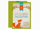 Fox News Birthday Invitation Woodland Fox Birthday Invitation Zazzle