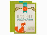 Fox News Birthday Invitation Woodland Fox Birthday Invitation Zazzle